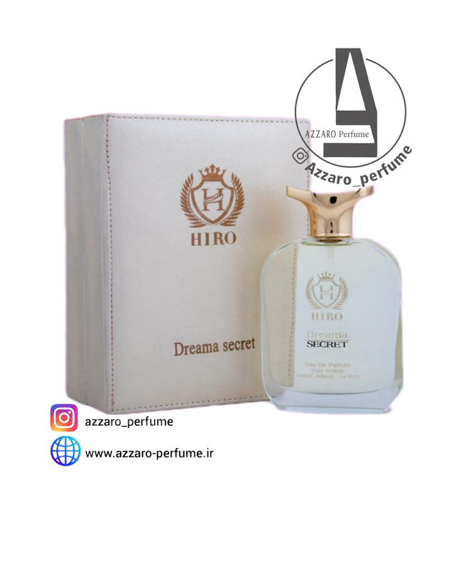 ادکلن زنانه Dreama secret برند Hiro مشابه رایحه لالیک لامور حجم 100 میل-فروشگاه اینترنتی آرایشی و بهداشتی آزارو در شیراز