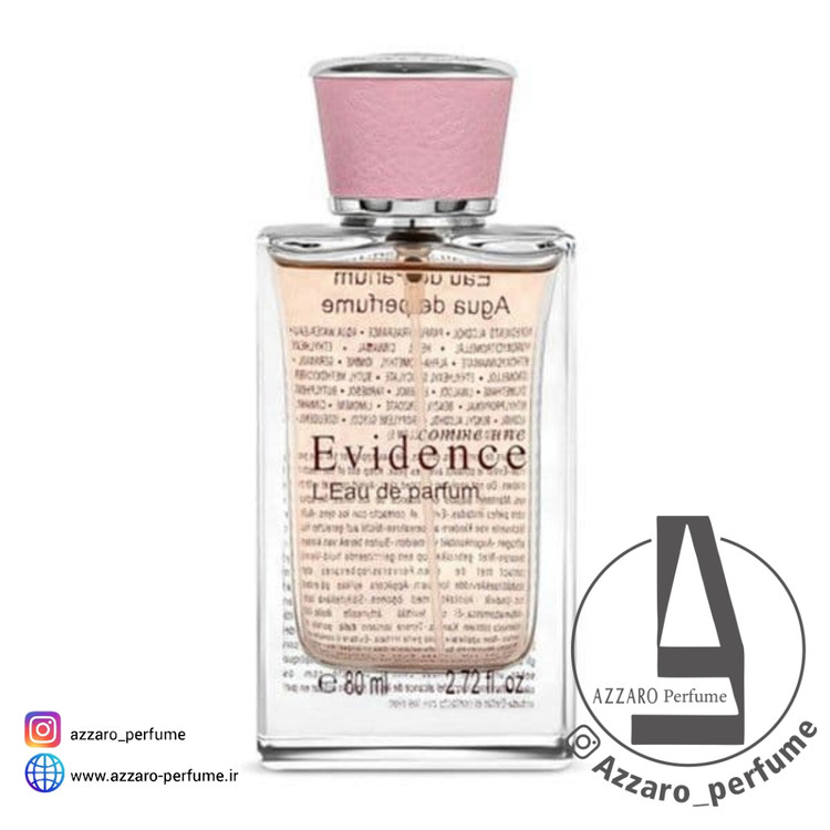 ادکلن زنانه فراگرنس ورد اویدنس Fragrance World Evidence حجم 80 میل-فروشگاه اینترنتی آرایشی و بهداشتی آزارو در شیراز