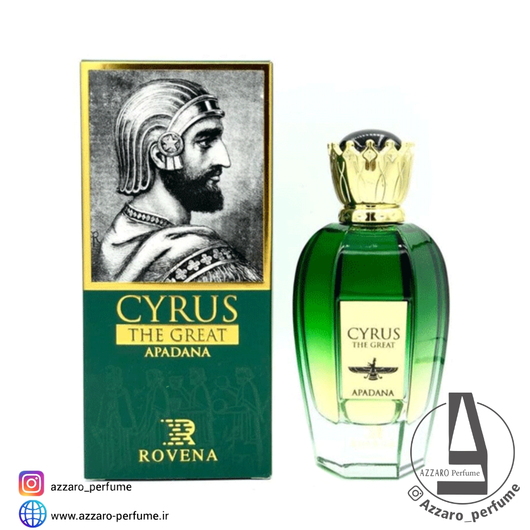 ادکلن روونا مدل کوروش آپادانا رایحه تام فورد امبر لدر حجم 100 میل -فروشگاه اینترنتی آرایشی و بهداشتی آزارو در شیراز