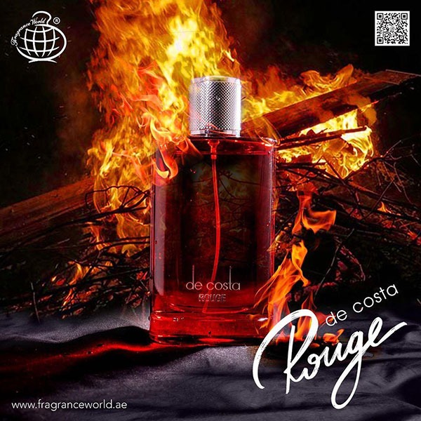 عطر مردانه فراگرنس ورد De Costa Rouge رایحه دانهیل دیزایر قرمز حجم ۱۰۰ میل-فروشگاه اینترنتی آرایشی و بهداشتی آزارو در شیراز