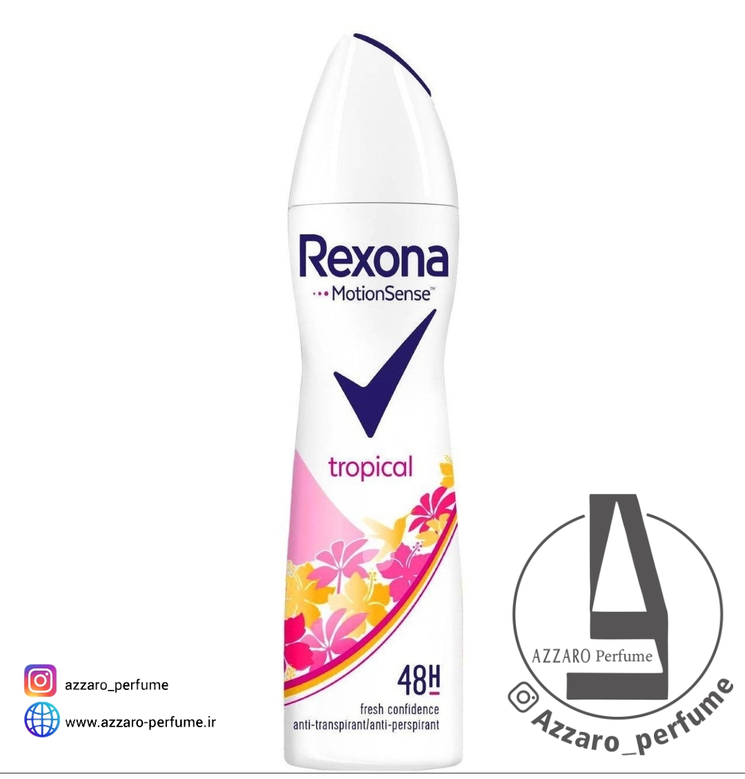 اسپری ضد تعریق رکسونا مدل تروپیکال 200 میل-فروشگاه اینترنتی آرایشی و بهداشتی آزارو در شیراز