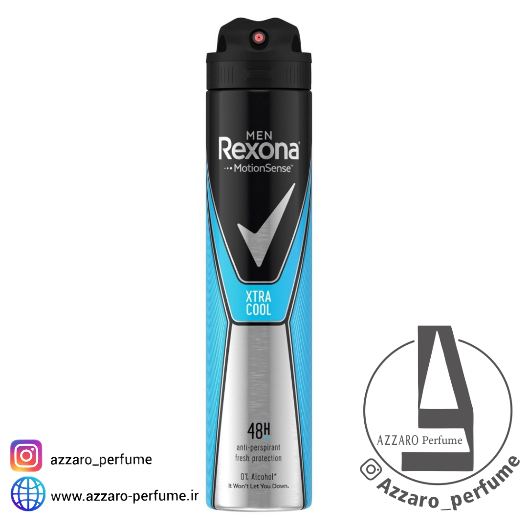 اسپری ضد تعریق آقایان رکسونا Rexona Xtra Cool حجم 200 میل-فروشگاه اینترنتی آرایشی و بهداشتی آزارو در شیراز