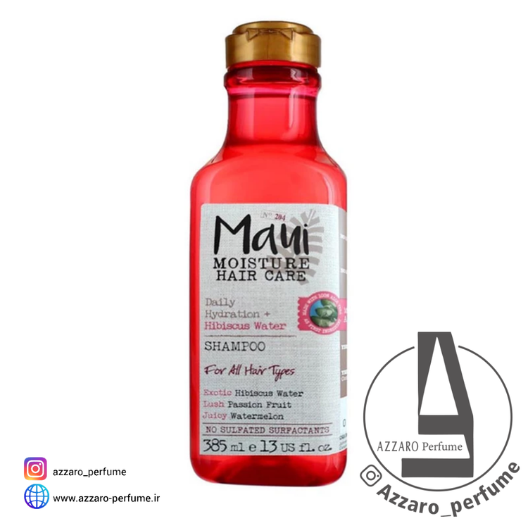 شامپو مو مائویی maui مدل HIBISCUS WATER حجم 385 میل اصل-فروشگاه اینترنتی آرایشی و بهداشتی آزارو در شیراز