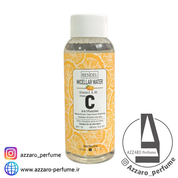میسلار واتر ویتامین سی رندل 400 میل -فروشگاه اینترنتی آرایشی و بهداشتی آزارو در شیراز