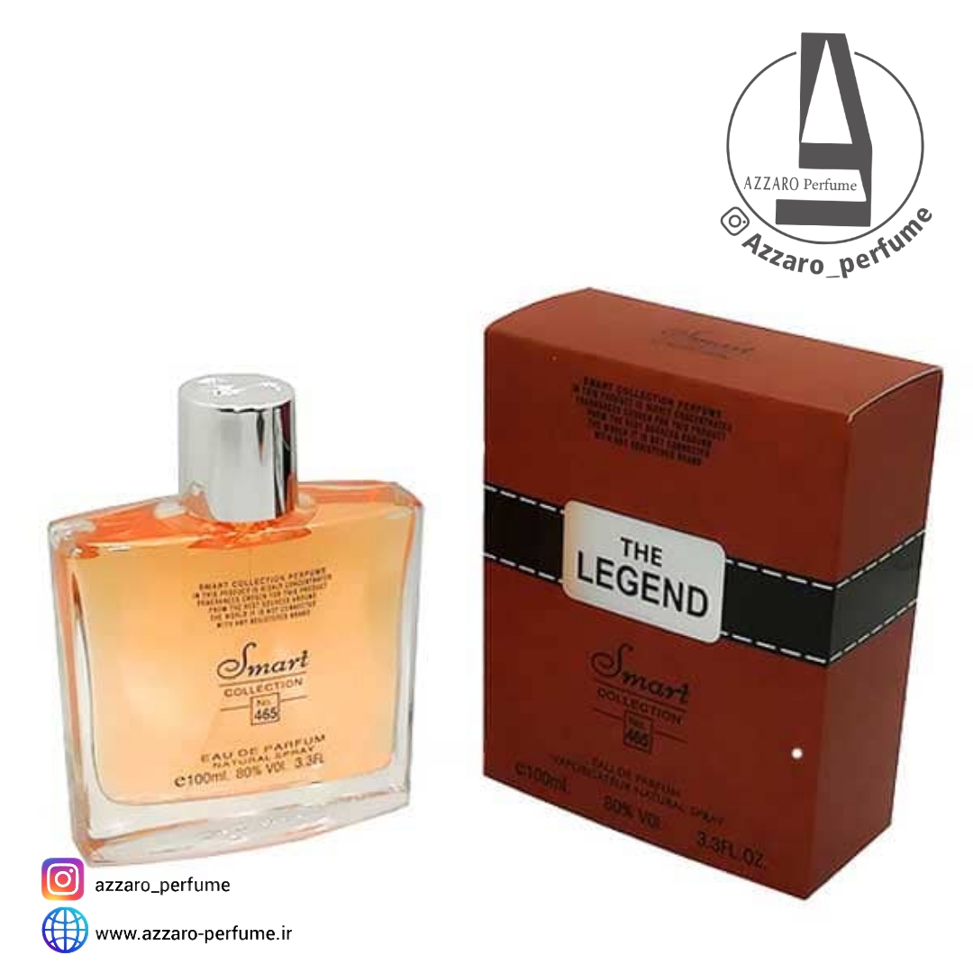 ادکلن مردانه اسمارت کالکشن 465 لجند امپر قهوه ای حجم 100 میل-فروشگاه اینترنتی آرایشی و بهداشتی آزارو در شیراز