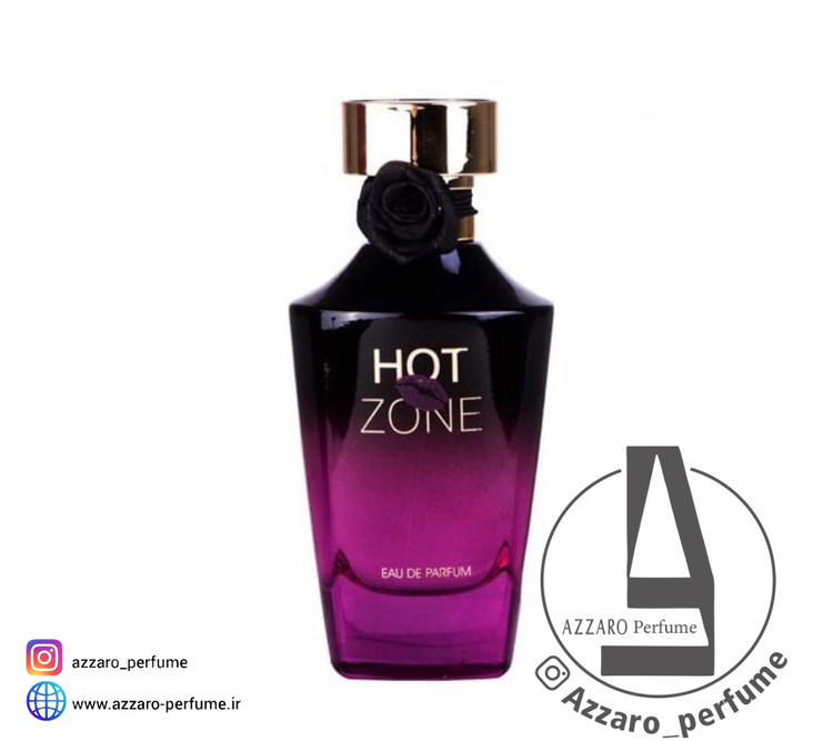ادکلن زنانه فرگرانس مدل hot zone هات زون حجم 100 میل-فروشگاه اینترنتی آرایشی و بهداشتی آزارو در شیراز