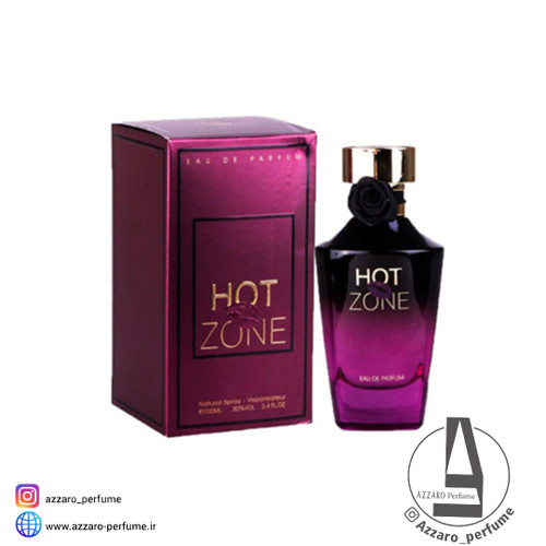 ادکلن زنانه فرگرانس مدل hot zone هات زون حجم 100 میل-فروشگاه اینترنتی آرایشی و بهداشتی آزارو در شیراز