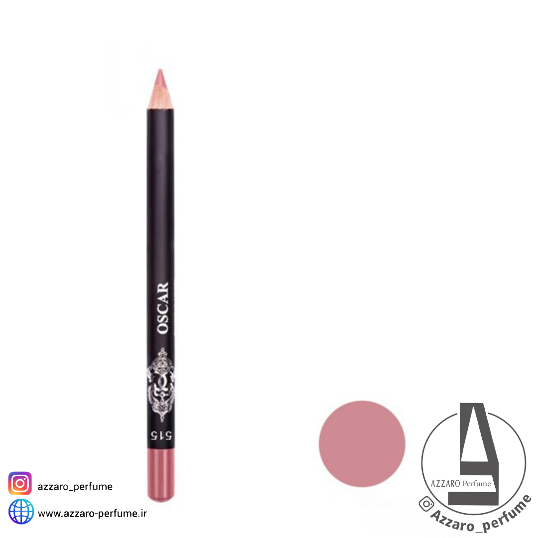 مداد لب ضد آب اسکار OSCAR شماره 515-فروشگاه اینترنتی آرایشی و بهداشتی آزارو در شیراز