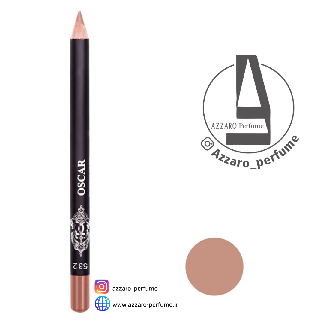 مداد لب اسکار مدل Waterproof Lipliner شماره 532-فروشگاه اینترنتی آرایشی و بهداشتی آزارو در شیراز