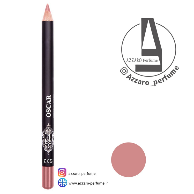 مداد لب ضد آب اسکار OSCAR شماره 523-فروشگاه اینترنتی آرایشی و بهداشتی آزارو در شیراز