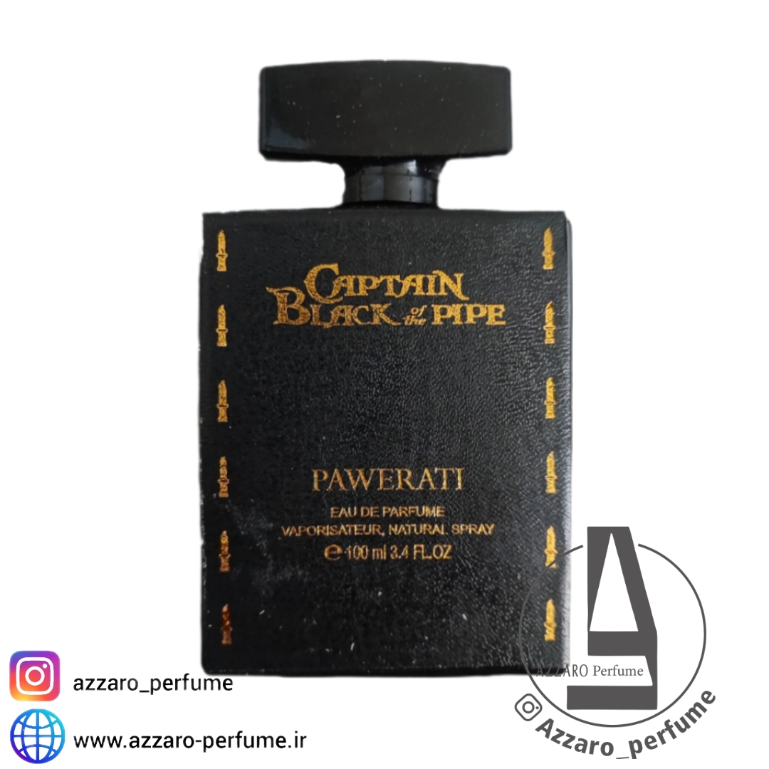 ادکلن مردانه کاپتان بلک پیپ پاوراتی فرانسه حجم 100میل-فروشگاه اینترنتی آرایشی و بهداشتی آزارو در شیراز