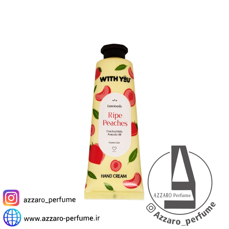 کرم مرطوب کننده دست هلو ویت یو حجم 50 میل-فروشگاه اینترنتی آرایشی و بهداشتی آزارو در شیراز
