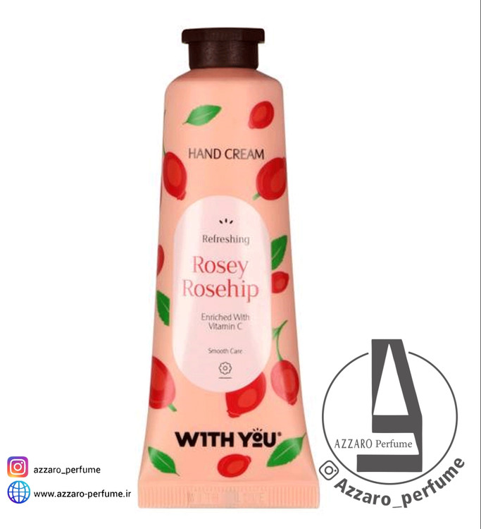 کرم مرطوب کننده دست ویت یو حاوی میوه گل رز و ویتامین سی حجم 50 میل-فروشگاه اینترنتی آرایشی و بهداشتی آزارو در شیراز