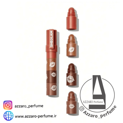 رژ لب ۴ تیکه شیگلم رنگ brownie stack-فروشگاه اینترنتی آرایشی و بهداشتی آزارو در شیراز