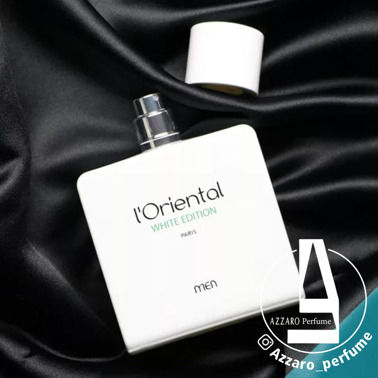 ادکلن اورینتال سفید مردانه l`Oriental White Edition حجم ۱۰۰ میل-فروشگاه اینترنتی آرایشی و بهداشتی آزارو در شیراز