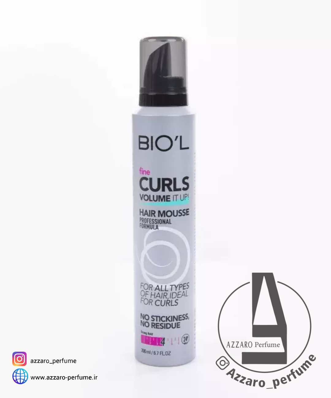 موس حالت دهنده مو بیول BIOˊL حجم 200 میل-فروشگاه اینترنتی آرایشی و بهداشتی آزارو در شیراز