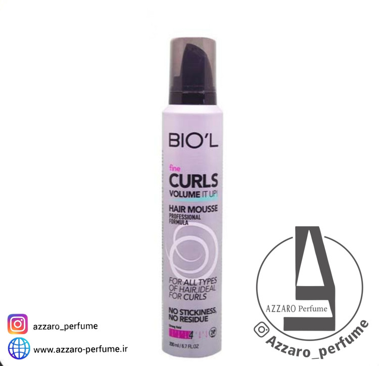 موس حالت دهنده مو بیول BIOˊL حجم 200 میل-فروشگاه اینترنتی آرایشی و بهداشتی آزارو در شیراز