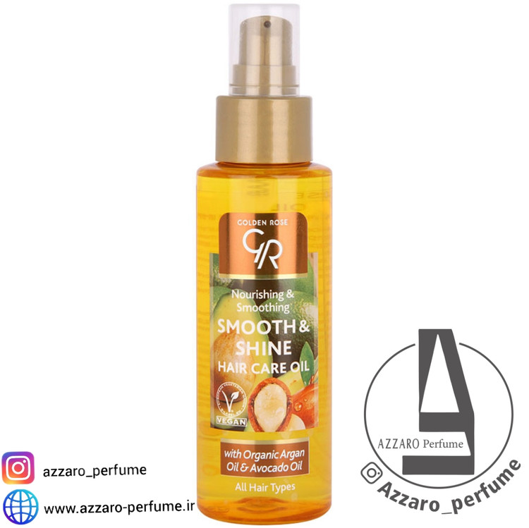 روغن آرگان گلدن رز محافظت کننده و ترمیم کننده مو حجم ۱۰۰ میل-فروشگاه اینترنتی آرایشی و بهداشتی آزارو در شیراز