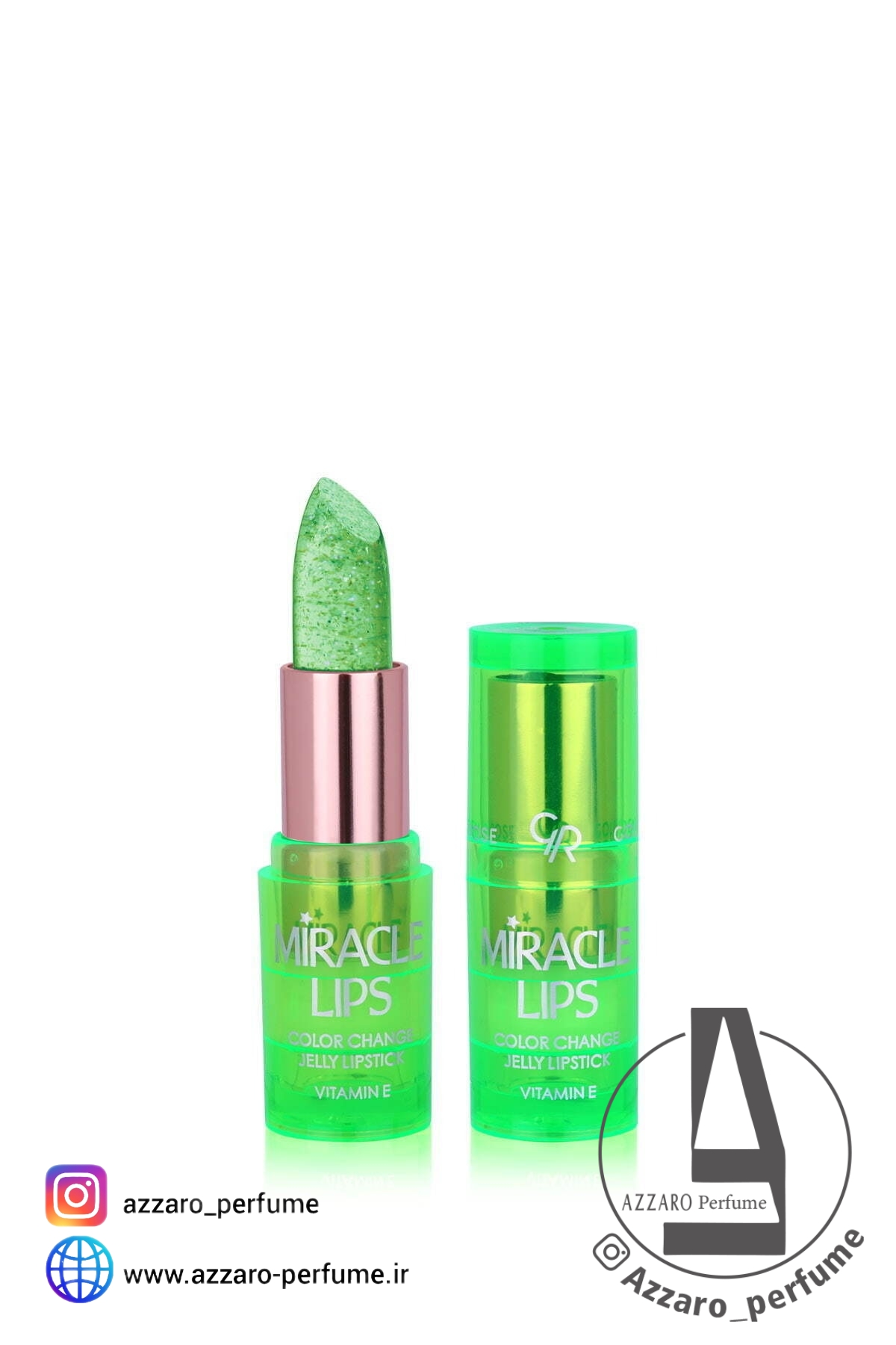 رژلب حرارتی 102 میراکل گلدن رز-فروشگاه اینترنتی آرایشی و بهداشتی آزارو در شیراز