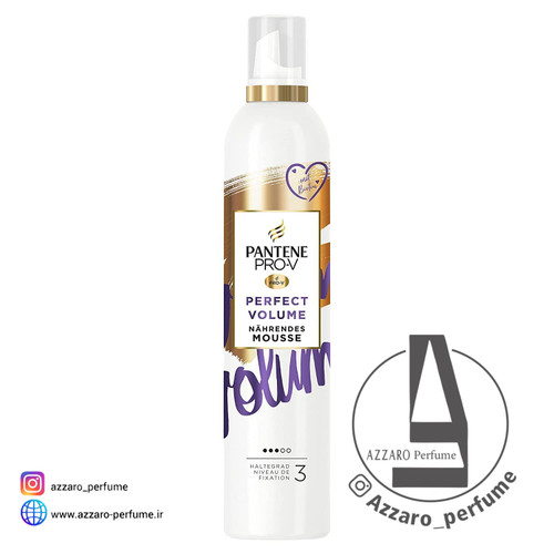موس مو حجم دهنده موی فر پنتن مدل perfect volume حجم 200 میل-فروشگاه اینترنتی آرایشی و بهداشتی آزارو در شیراز