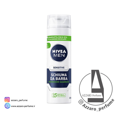 کف ریش نیوآ مخصوص پوست حساس حجم 200 میل-فروشگاه اینترنتی آرایشی و بهداشتی آزارو در شیراز