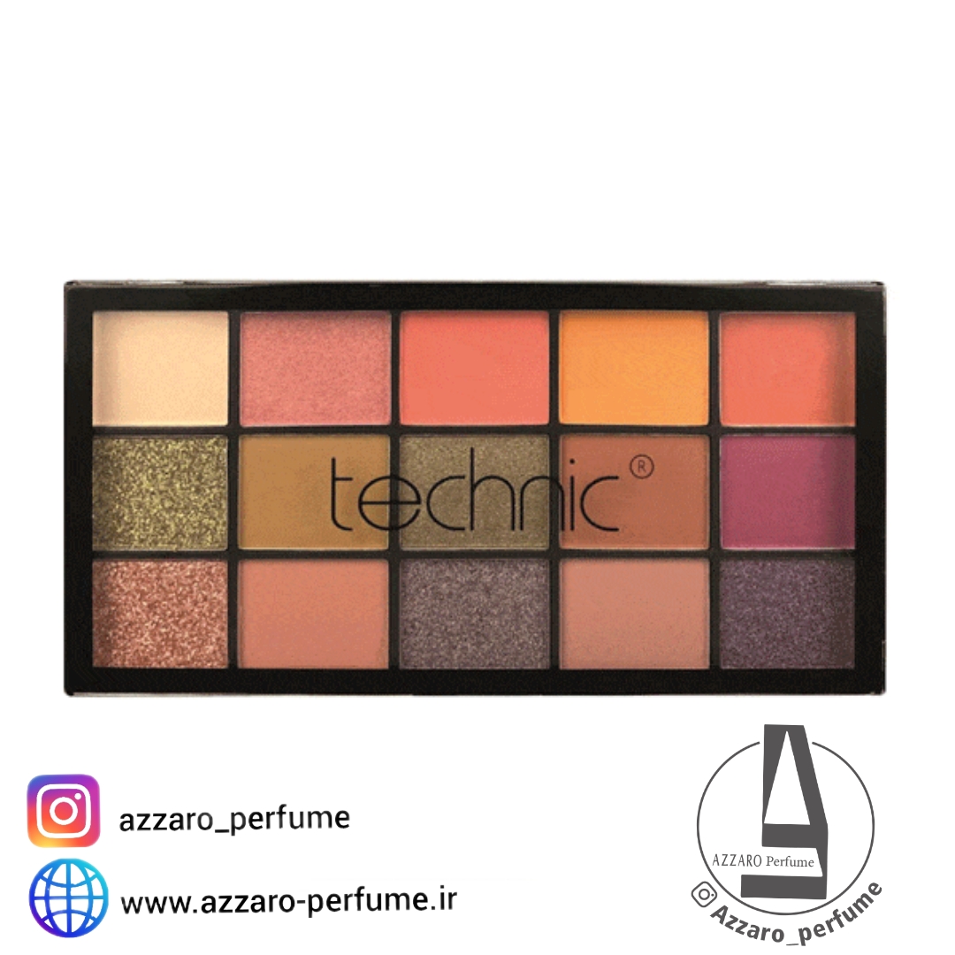پالت سایه 15 رنگ تکنیک مدل سینمون سویرل -فروشگاه اینترنتی آرایشی و بهداشتی آزارو در شیراز