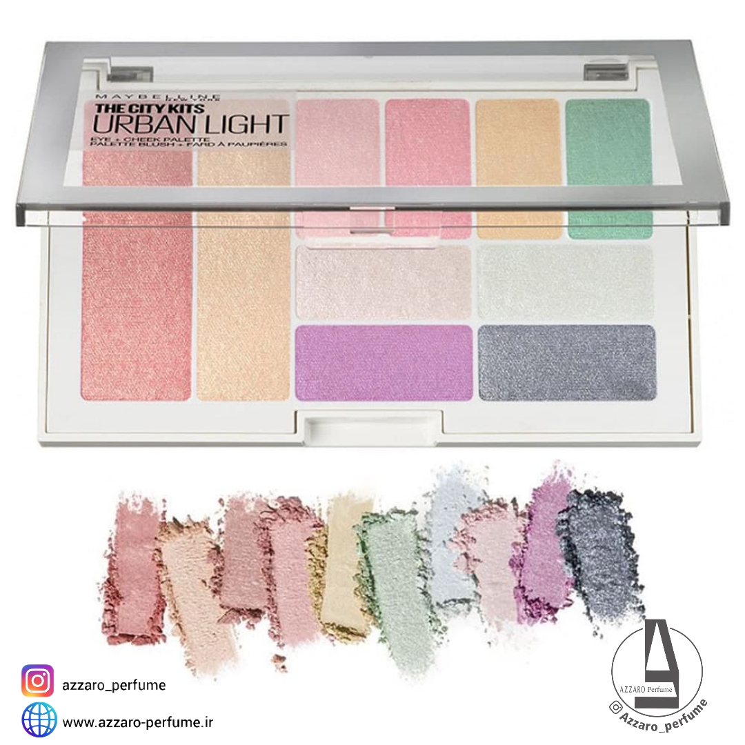 پالت صورت و چشم Urban Light از لاین سیتی کیتس میبلین-فروشگاه اینترنتی آرایشی و بهداشتی آزارو در شیراز