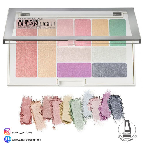 پالت صورت و چشم Urban Light از لاین سیتی کیتس میبلین-فروشگاه اینترنتی آرایشی و بهداشتی آزارو در شیراز