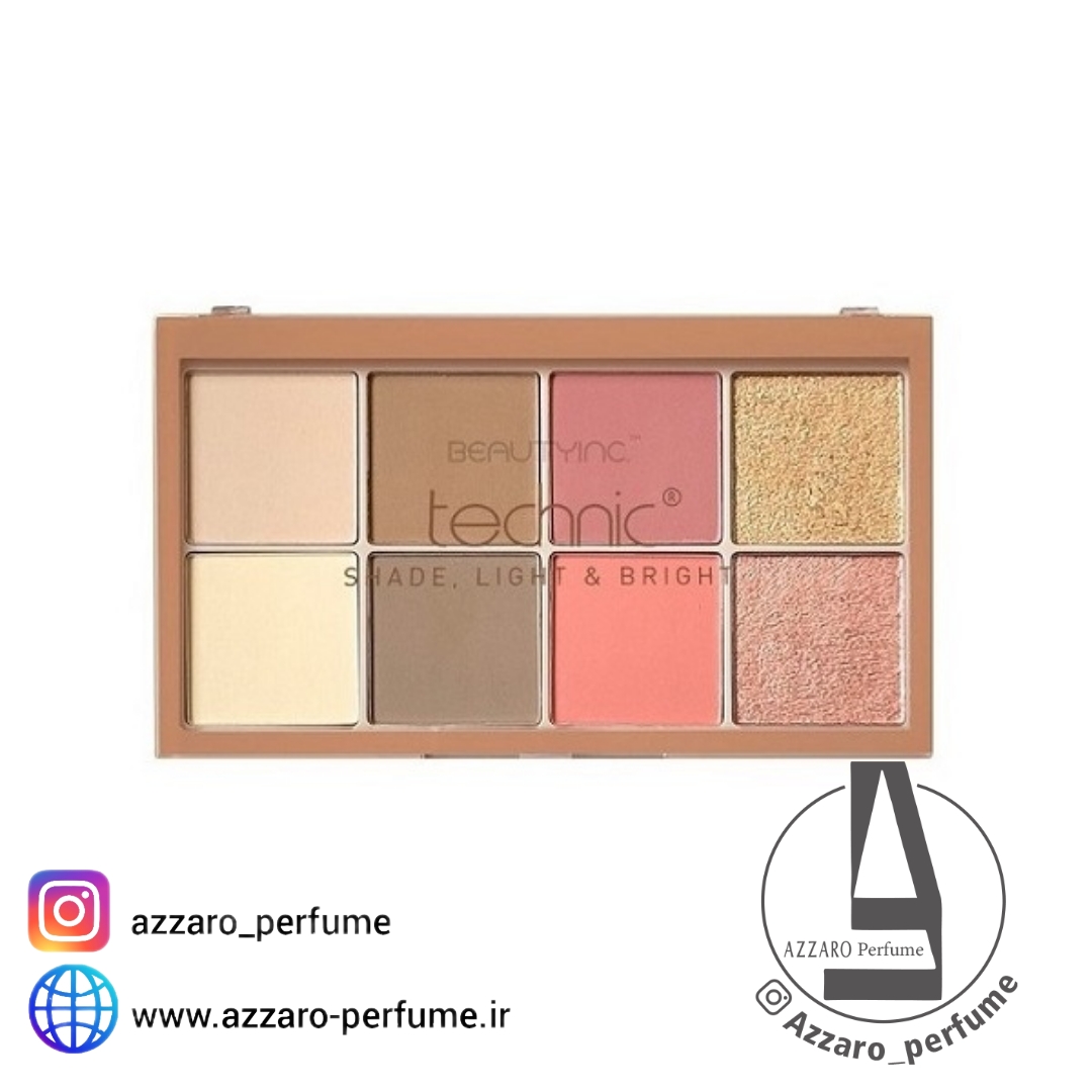 هایلایتر و کانتور و رژگونه 8 رنگ برند تکنیک Technic-فروشگاه اینترنتی آرایشی و بهداشتی آزارو در شیراز