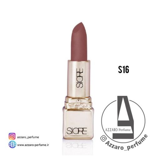رژ لب جامد سیوره SIORE مات و بادوام شماره S16-فروشگاه اینترنتی آرایشی و بهداشتی آزارو در شیراز
