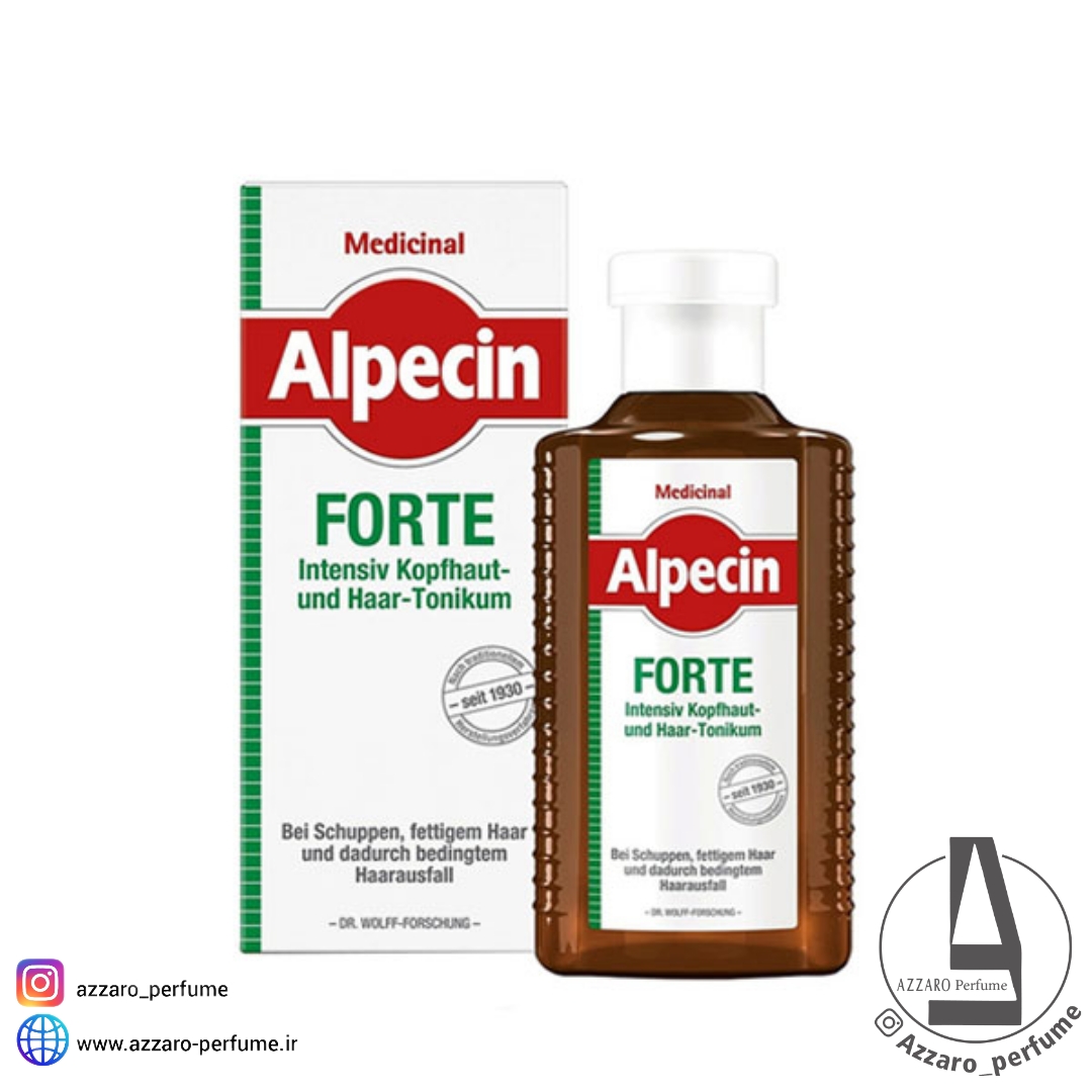 تونیک ویتامینه و ضد ریزش مو آلپسین مدل Forte حجم ۲۰۰ میل-فروشگاه اینترنتی آرایشی و بهداشتی آزارو در شیراز