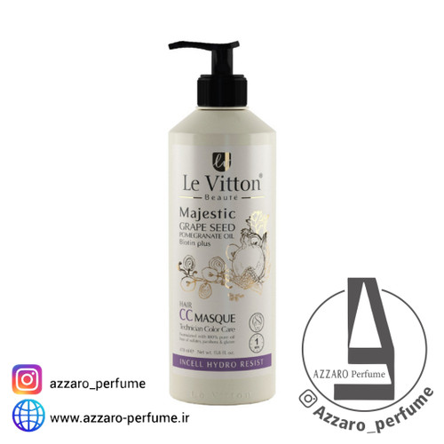 ماسک مو انگور CC لویتون LE VITTON حجم 470 میل -فروشگاه اینترنتی آرایشی و بهداشتی آزارو در شیراز