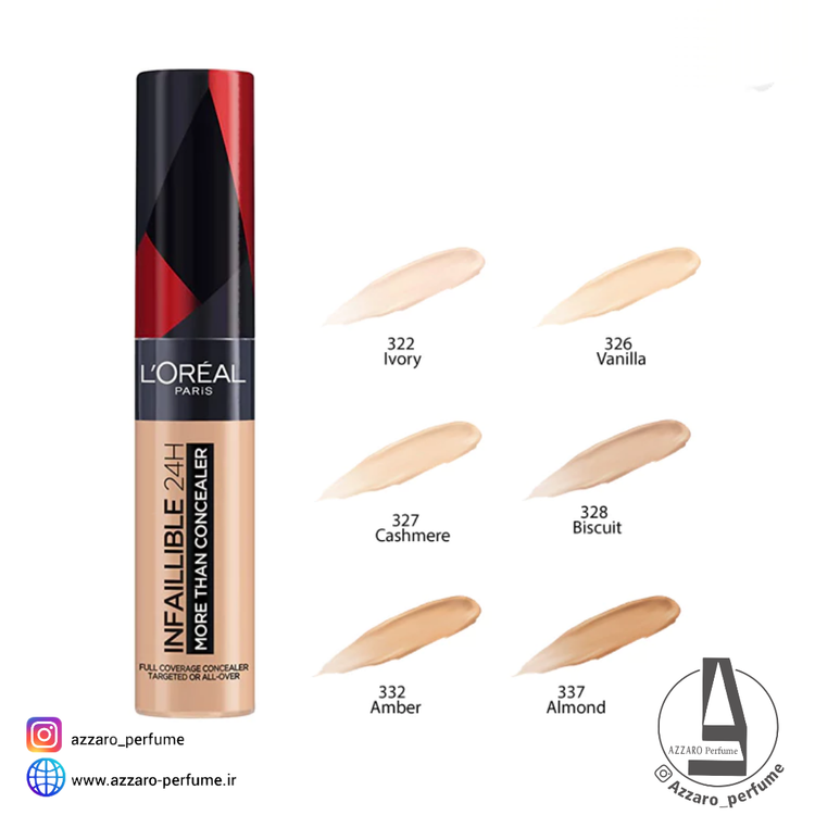کانسیلر لورال مدل INFAILLIBLE شماره 326 رنگ Vanilla-فروشگاه اینترنتی آرایشی و بهداشتی آزارو در شیراز