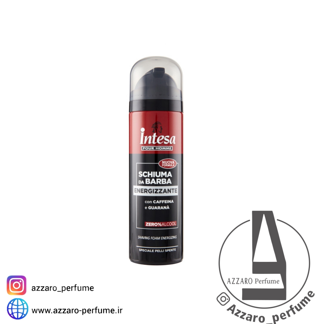 فوم اصلاح مردانه اینتسا مدل انرژی حجم ۳۰۰ میل-فروشگاه اینترنتی آرایشی و بهداشتی آزارو در شیراز