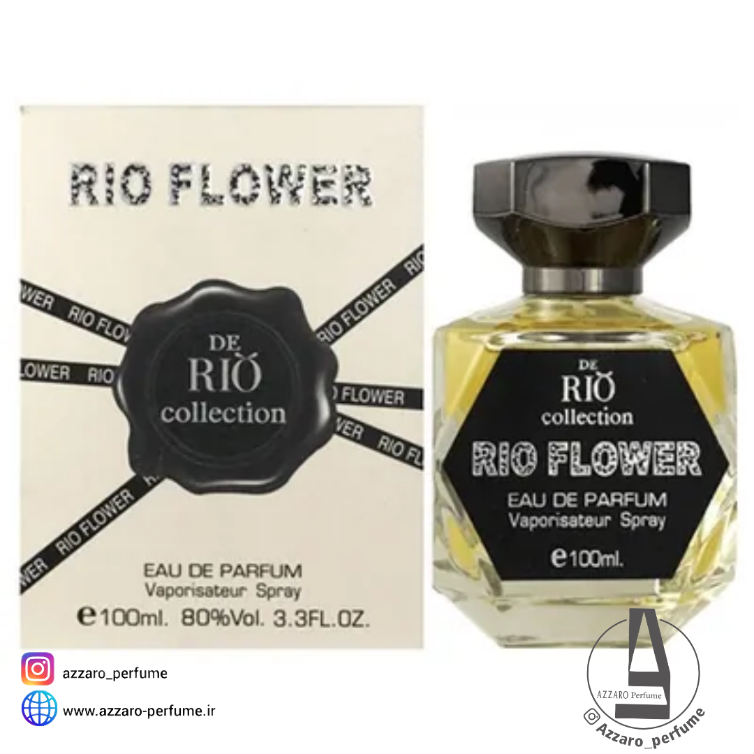 ادکلن زنانه ریو فلاور (فلاوربمب) Rio Flower (Flowerbomb) حجم 100 میل-فروشگاه اینترنتی آرایشی و بهداشتی آزارو در شیراز