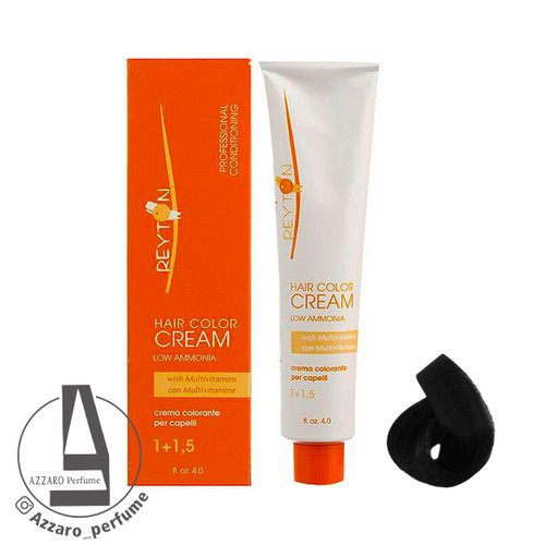 رنگ مو ریتون سری طبیعی شماره 1 رنگ مشکی طبیعی حجم 120 میل-فروشگاه اینترنتی آرایشی و بهداشتی آزارو در شیراز