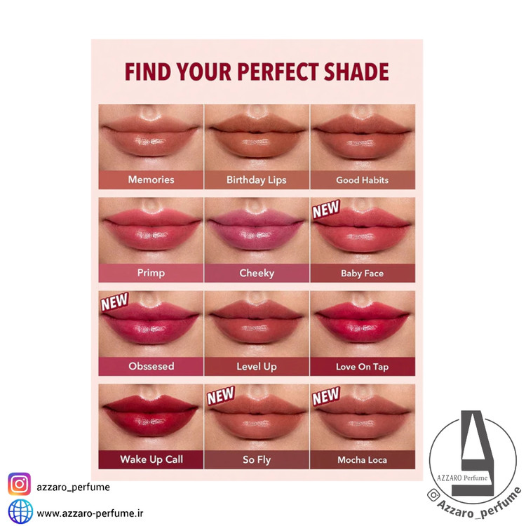 تینت لب شیگلم رنگ BABY FACE-فروشگاه اینترنتی آرایشی و بهداشتی آزارو در شیراز