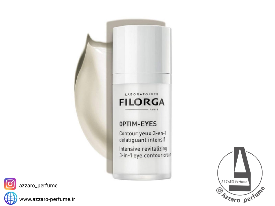 کرم دور چشم 3 کاره اپتیم آیز فیلورگا 15 میل-فروشگاه اینترنتی آرایشی و بهداشتی آزارو در شیراز