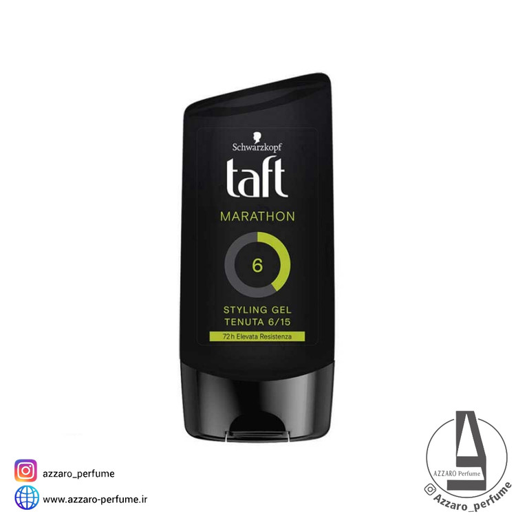 ژل حالت دهنده مو 72 ساعته تافت مدل MARATHON STYLING GEL شماره 6 حجم 150 میل-فروشگاه اینترنتی آرایشی و بهداشتی آزارو در شیراز
