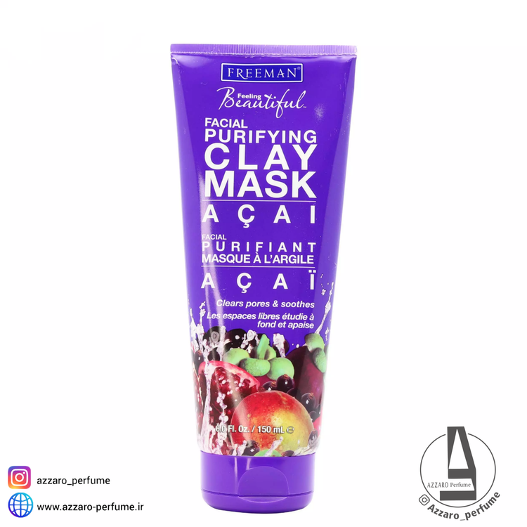 ماسک صورت خاک رس سوپر فروت سرشار از آنتی اکسیدان فریمن 175 میل-فروشگاه اینترنتی آرایشی و بهداشتی آزارو در شیراز