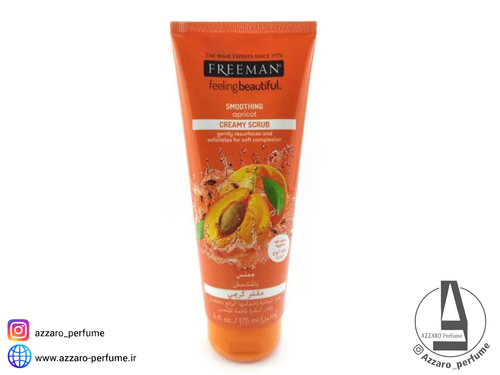 ماسک صورت زردآلو freeman حجم 175 میل-فروشگاه اینترنتی آرایشی و بهداشتی آزارو در شیراز