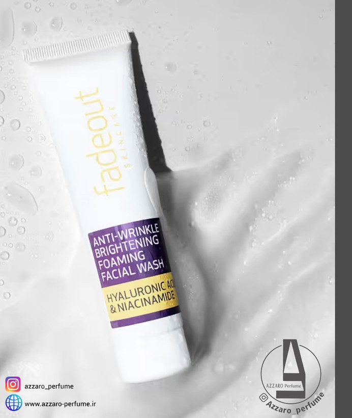 فوم شوینده روشن کننده و ضدچروک صورت فیداوت Fadeout Anti Wrinkle حجم 100 میل-فروشگاه اینترنتی آرایشی و بهداشتی آزارو در شیراز