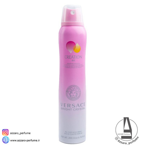 اسپری بدن زنانه کریشن آیریس مدل Versace Bright Crystal حجم 200 میل-فروشگاه اینترنتی آرایشی و بهداشتی آزارو در شیراز
