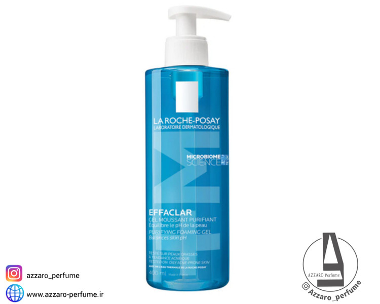 ژل شستشوی پوست چرب افکلار لاروش پوزای حجم 400 میل-فروشگاه اینترنتی آرایشی و بهداشتی آزارو در شیراز