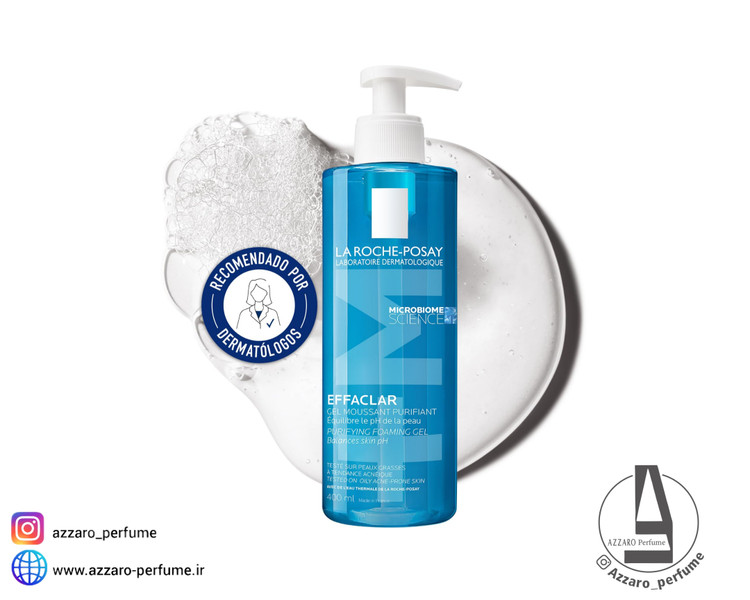 ژل شستشوی پوست چرب افکلار لاروش پوزای حجم 400 میل-فروشگاه اینترنتی آرایشی و بهداشتی آزارو در شیراز