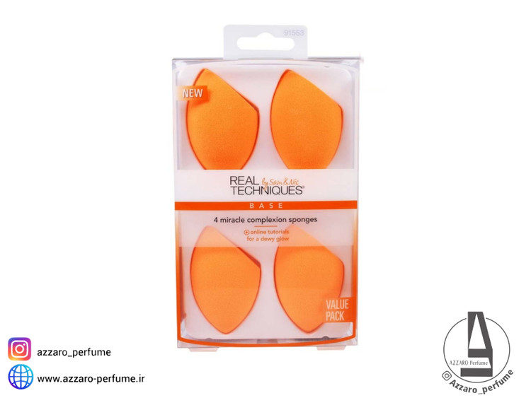 ست پد ریل تکنیک (بلندر اسفنجی) 4 عددی-فروشگاه اینترنتی آرایشی و بهداشتی آزارو در شیراز