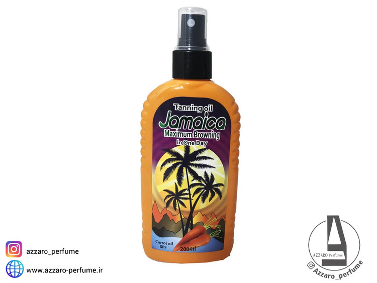 روغن برنزه کننده هویج جامائیکا حجم 200 میل-فروشگاه اینترنتی آرایشی و بهداشتی آزارو در شیراز