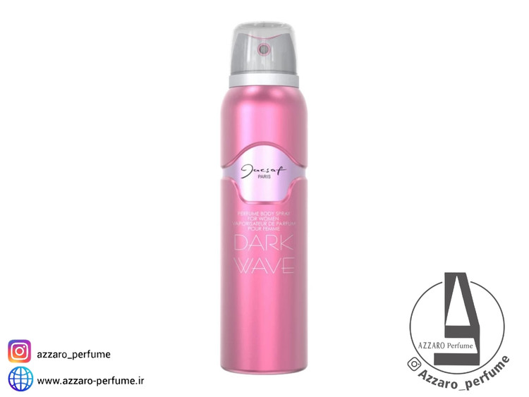اسپری بدن زنانه ژک ساف مدل Dark Wave حجم 150 میل-فروشگاه اینترنتی آرایشی و بهداشتی آزارو در شیراز