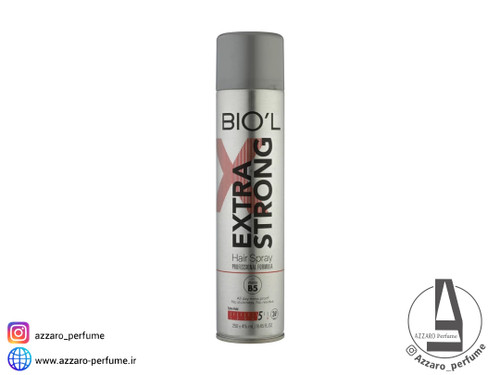 اسپری مو بیول مدل Extra Strong حجم 250 میل-فروشگاه اینترنتی آرایشی و بهداشتی آزارو در شیراز