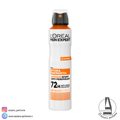 اسپری ضد تعرق لورال Hydra Energetic Extreme Sport Men حجم 250 میل-فروشگاه اینترنتی آرایشی و بهداشتی آزارو در شیراز